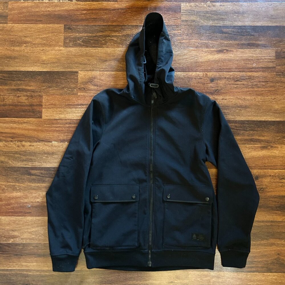 Nike ACG fleece lined soft shell hooded Black jacket Men’s size medium